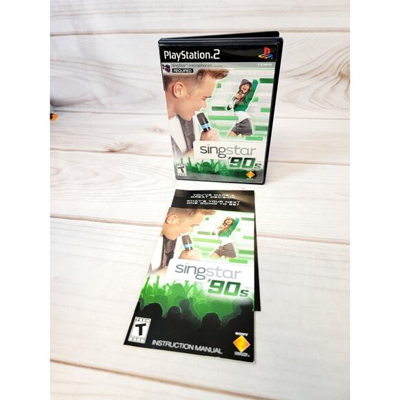 Singstar '90s & Singstar Pop (Sony PlayStation 2, 2008 ) PS2 CASES ONLY - Picture 2 of 13